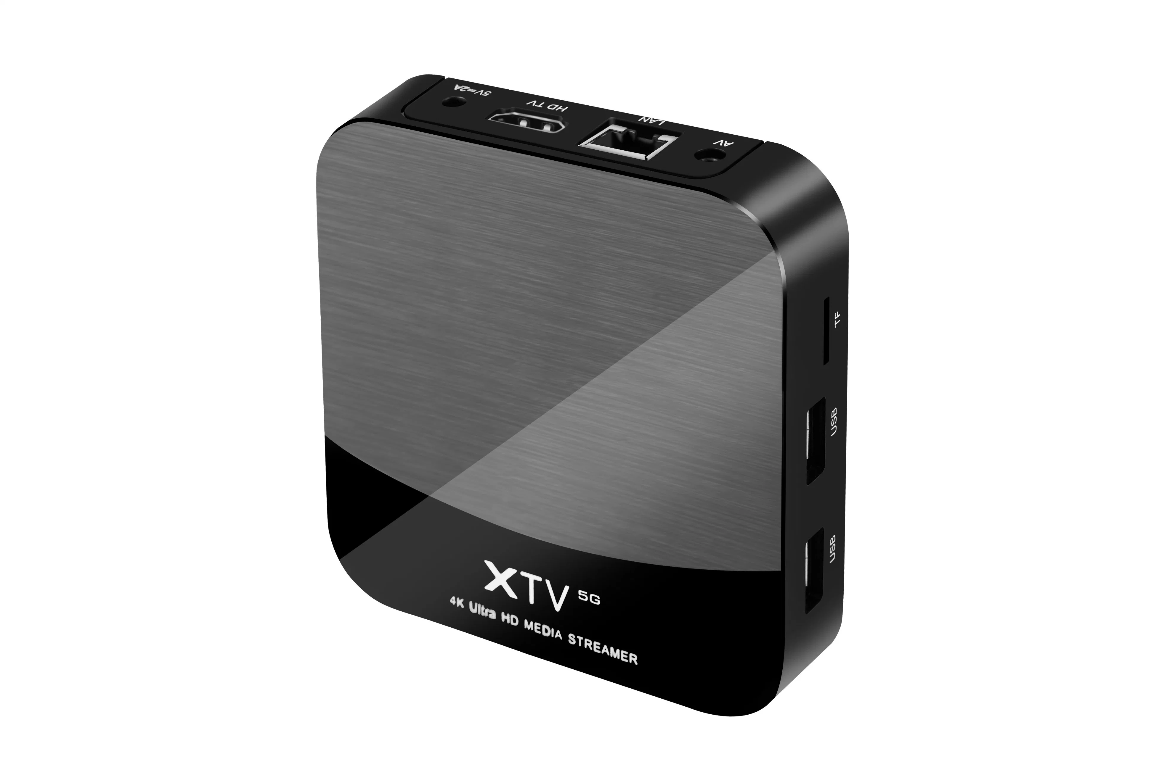 Meelo Plus Xtv 5 g دعم Stalker Xtream Codes Smart TV Box Android 9.0 Amlogic S905X 2GB 16GB Set Top Box صندوق تلفزيون مشغل وسائط 5G WiFi 4K IPTV