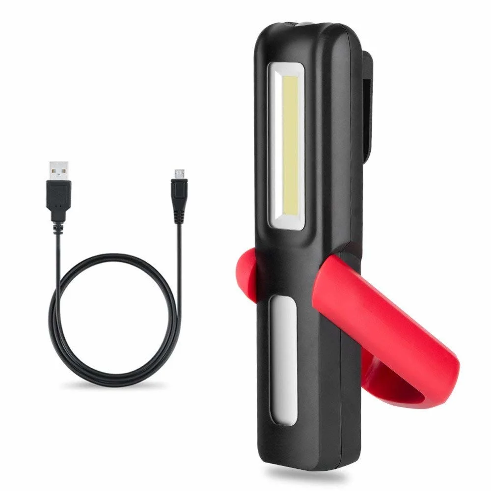 Brightenlux Wholesales 3W COB luz LED de trabajo trabajo magnética recargable USB Coche linterna lámpara