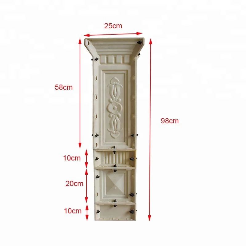 New Design of Bamboo Roman Pillars Column Molds for Sale