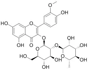 Matériau de référence certifiés ISO 98 % de	l'isorhamnétine-3-O-Neohesperidoside	55033-90-4 réactif standard