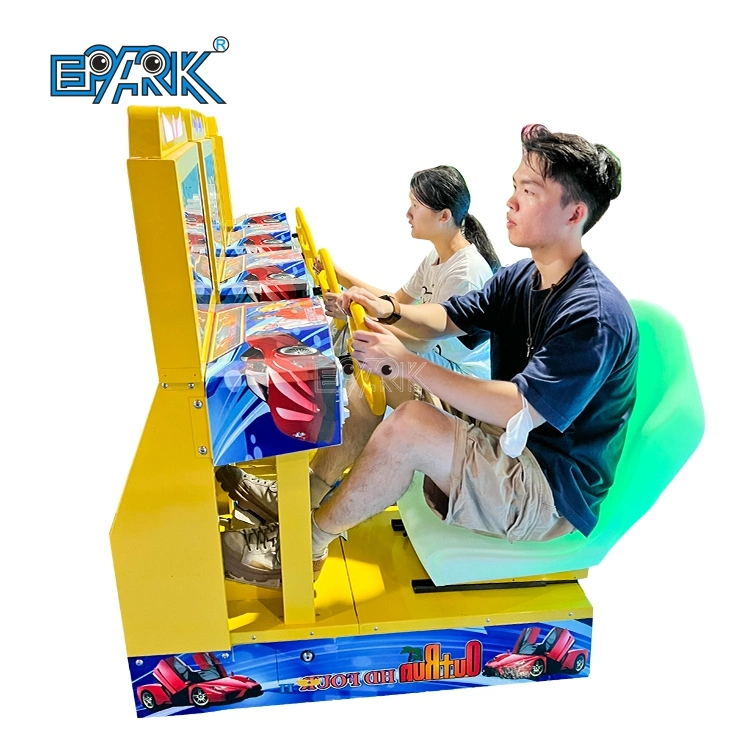 19-Inch Screen Racing Car Game Machine with King Kong Chariots appearance for Kids