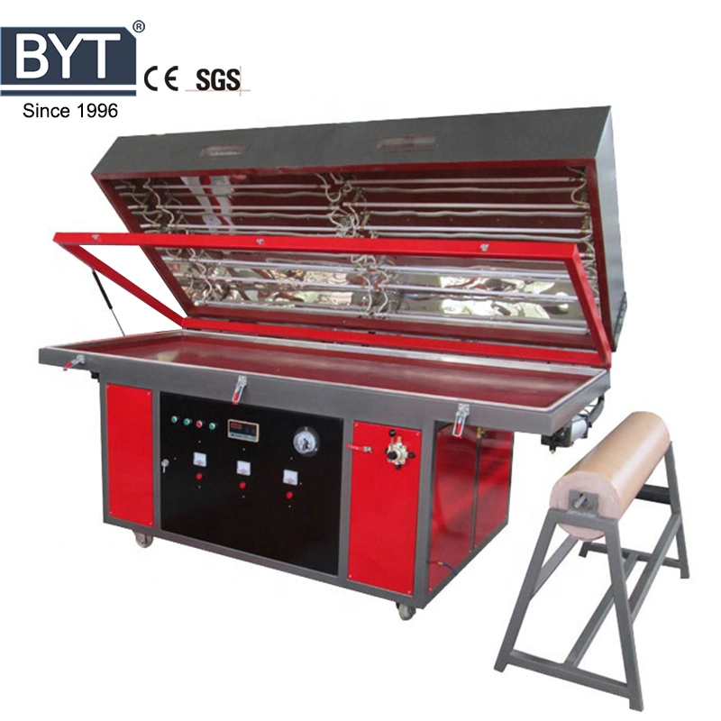 Bytcnc PVC laminate المطبخ خزانة باب آلة تفريغ الغشاء الصحافة Bfm-2600