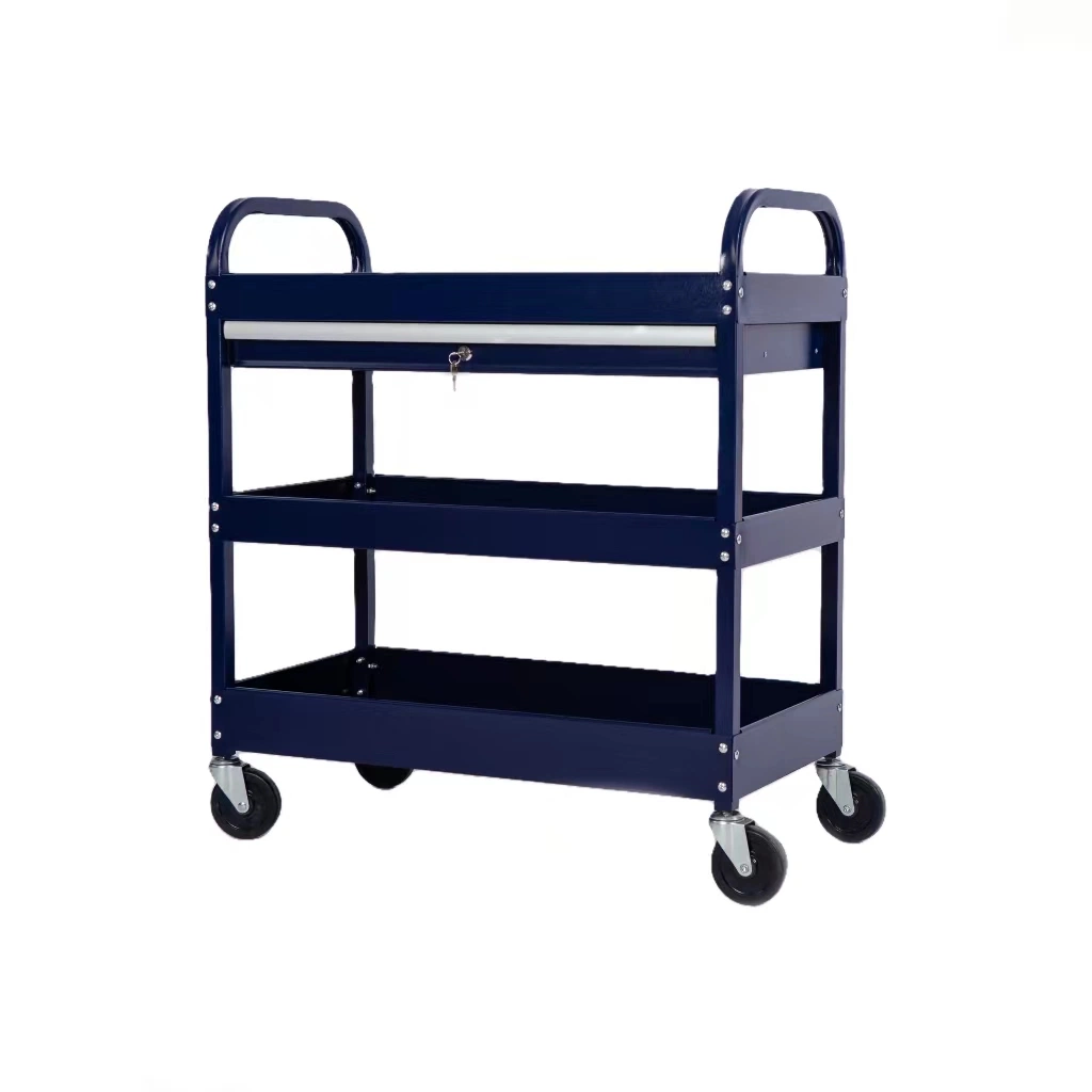 Cold-Rolled Sheet Electroplated Column 3-Layer Hand Tool Trolley