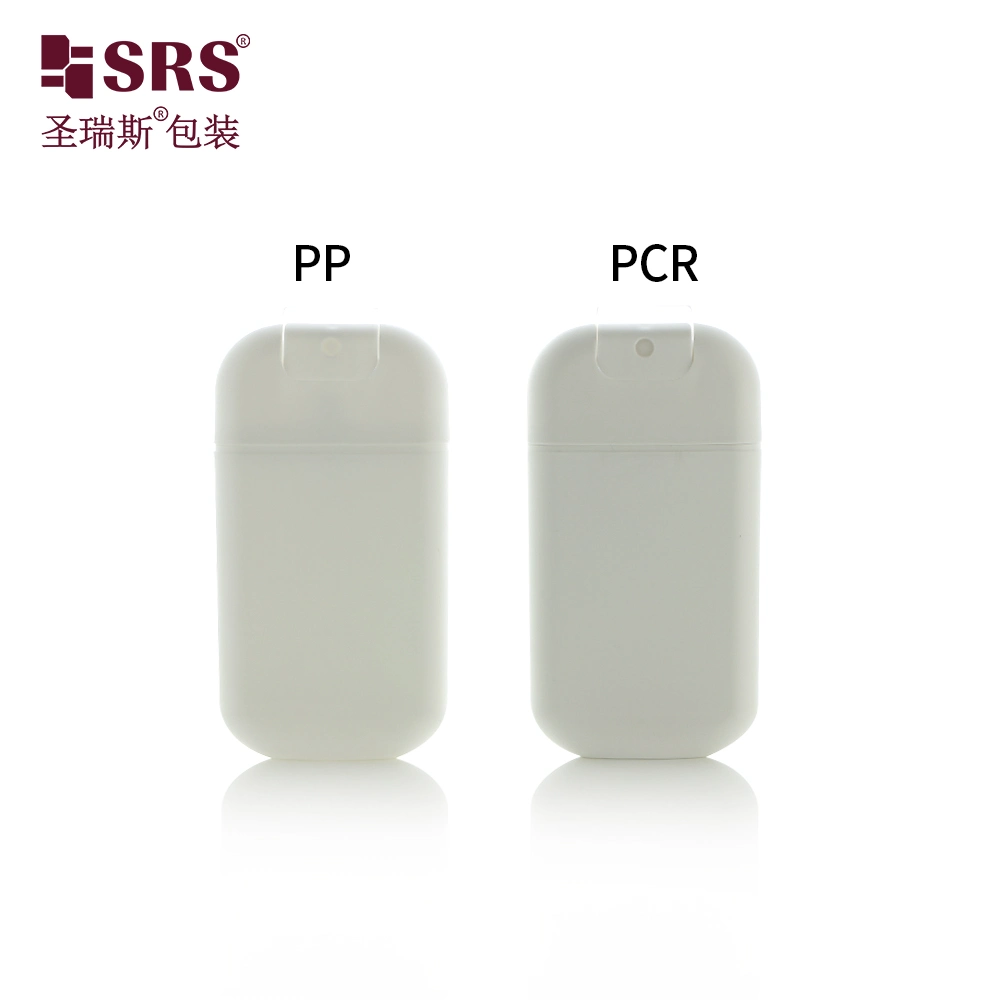 Pocket perfume card mist spray bottle hand sanitize alcohol Plastic PP Bottle