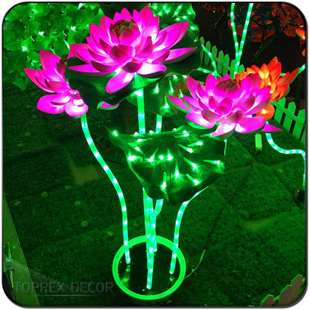 Les lumières de Noël Noël LED Haute luminosité lumière IP65 Lampe Lotus