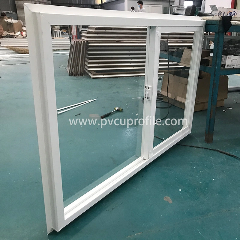 Reducción de ruido Ventanas de Doble Panel ventana de vinilo UPVC