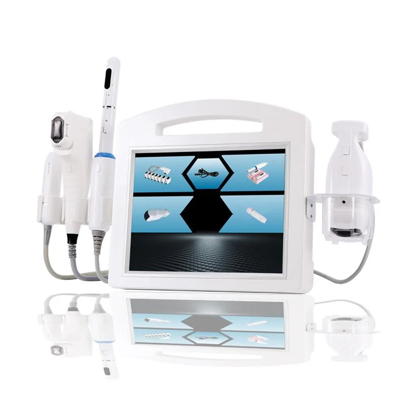 3D 4D Vmax Hifu Liposonix 7 Cartuchos Enfoque de alta intensidad la quema de grasa de elevación de la cara de ultrasonido equipo de belleza