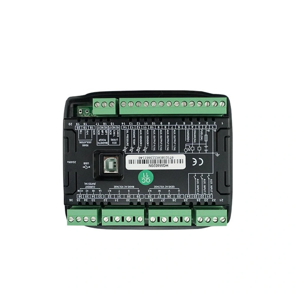 Autopartes originales Smartgen Hgm6120U2clcd Module controlador automático de grupo electrógeno para el generador de energía del Panel de control