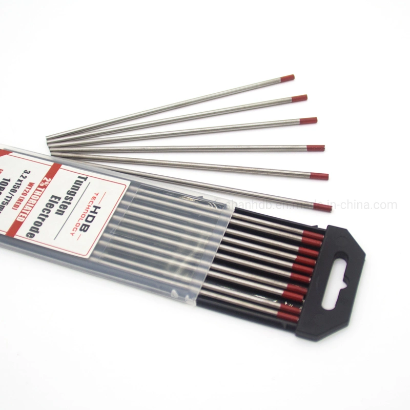 2% Thorium Tungsten Rod 1.6mmx 175mm Red Ground Annealed TIG Welding Tungsten Needle