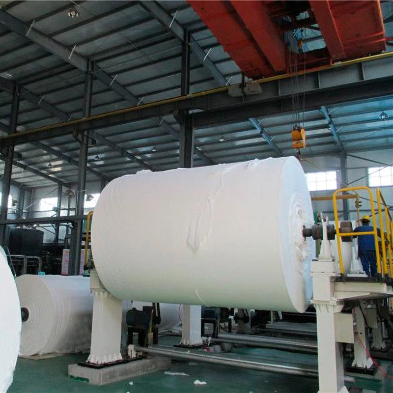 China Manufacturer 1575 1880 3-5 Tons Capacity Waste Paper Recycling Pulping Toilet Tissue Paper Machine