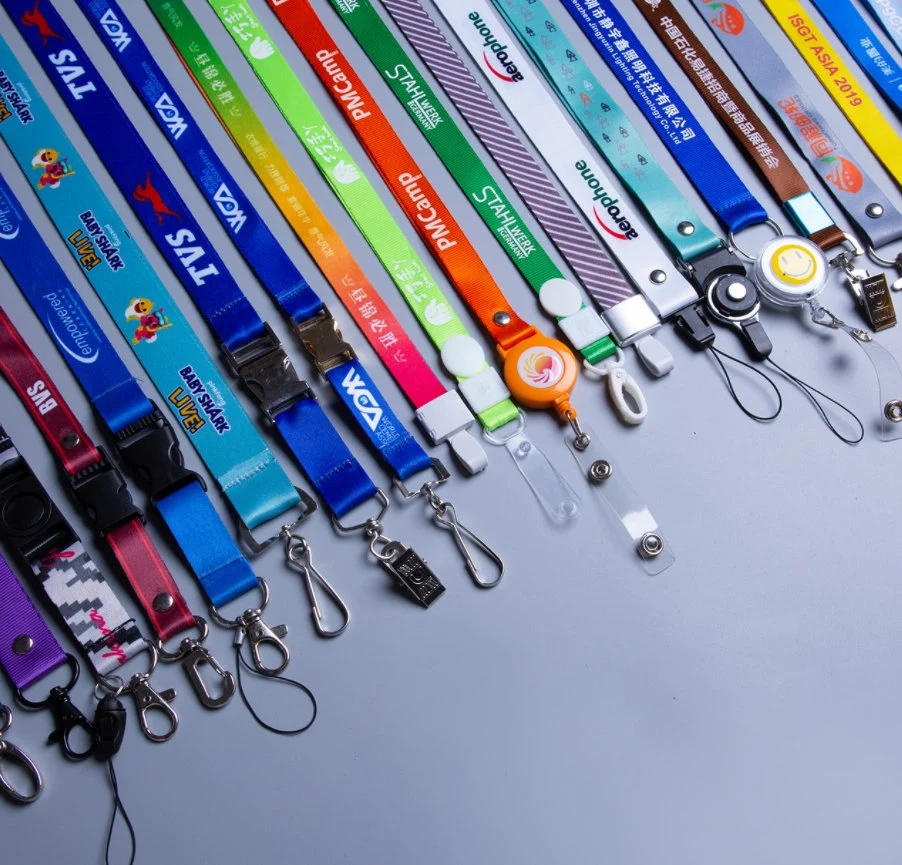 Custom Logo Printing Different Style Promotional Card Holder Lanyard