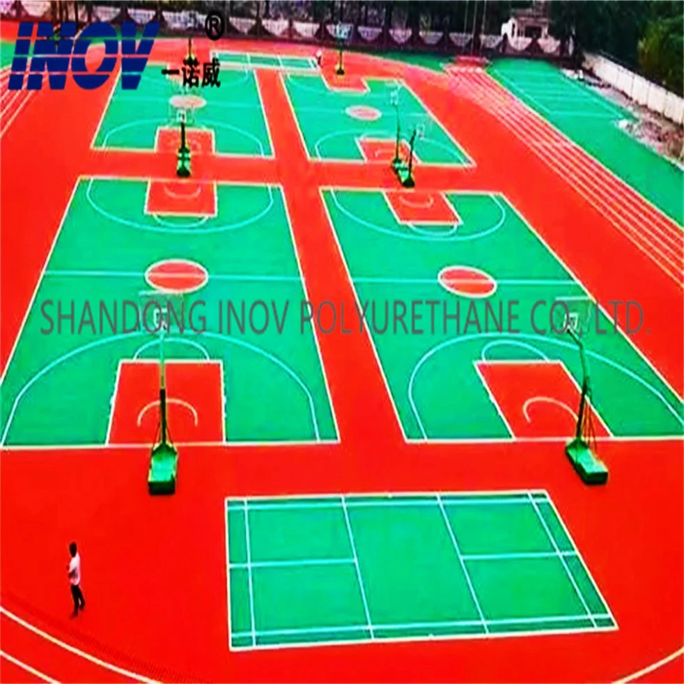 New National Standard PU Court/Composite PU Court/Environmentally Friendly Paving Materials