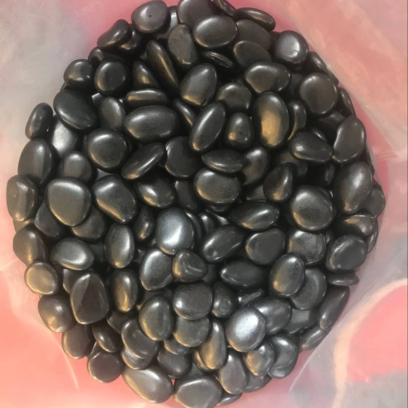 Good Quality Black Natural Pebble Stone