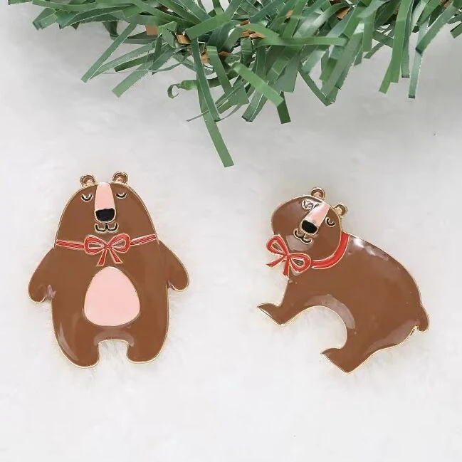 Cadeaux promotionnels Broche émaillée avec épingle de Noël mignonne et personnalisée en forme de dessin animé.