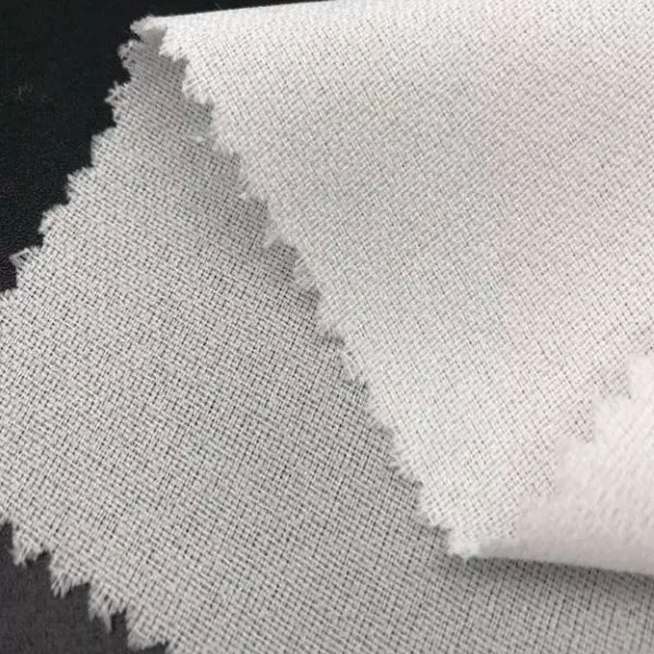 Woven Adhesive Lining Cloth Garment Interlining Double DOT Coated Fusible Woven Interlining