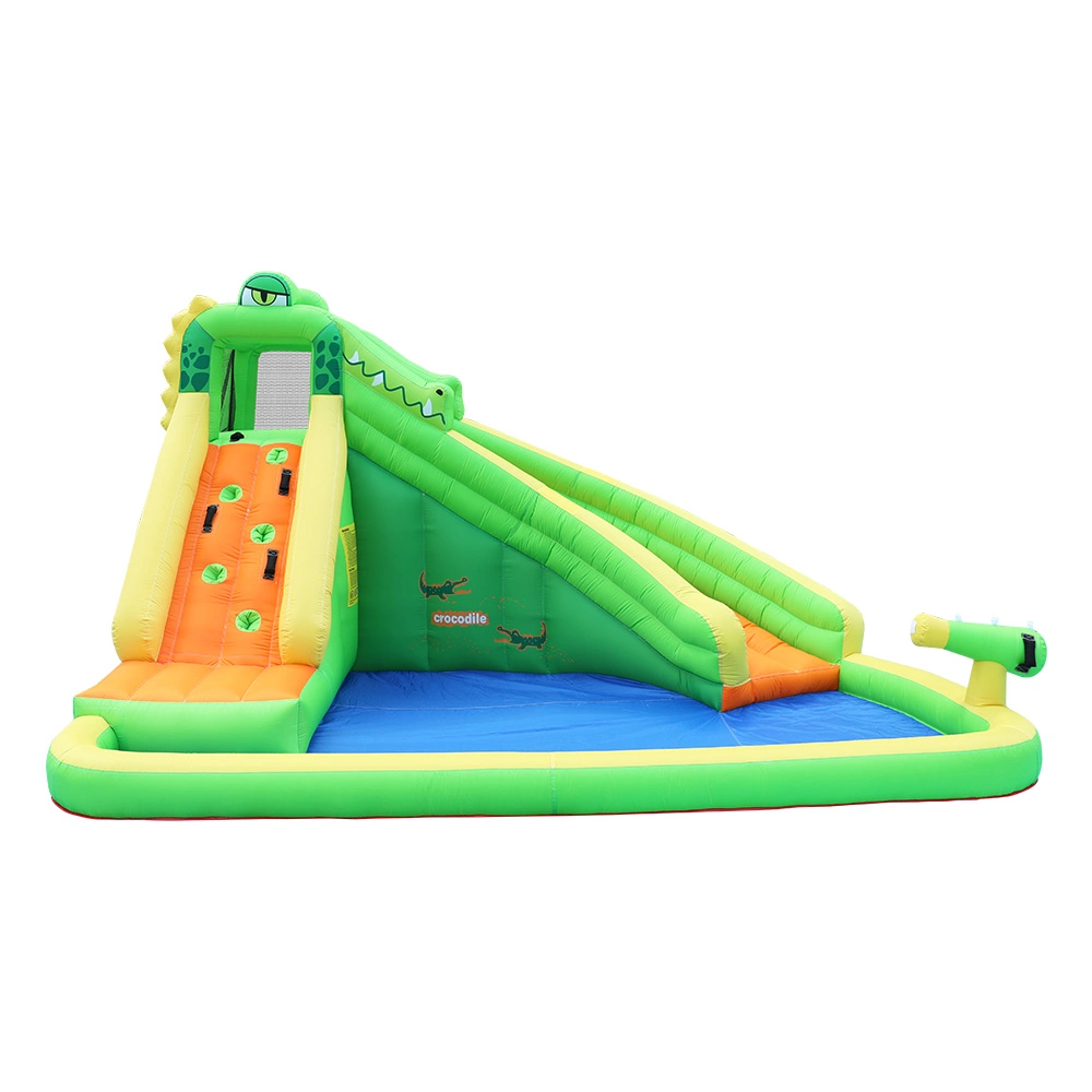 Un château gonflable gonflable commerciale avec toboggan, château gonflable utilisée pour les enfants de saut