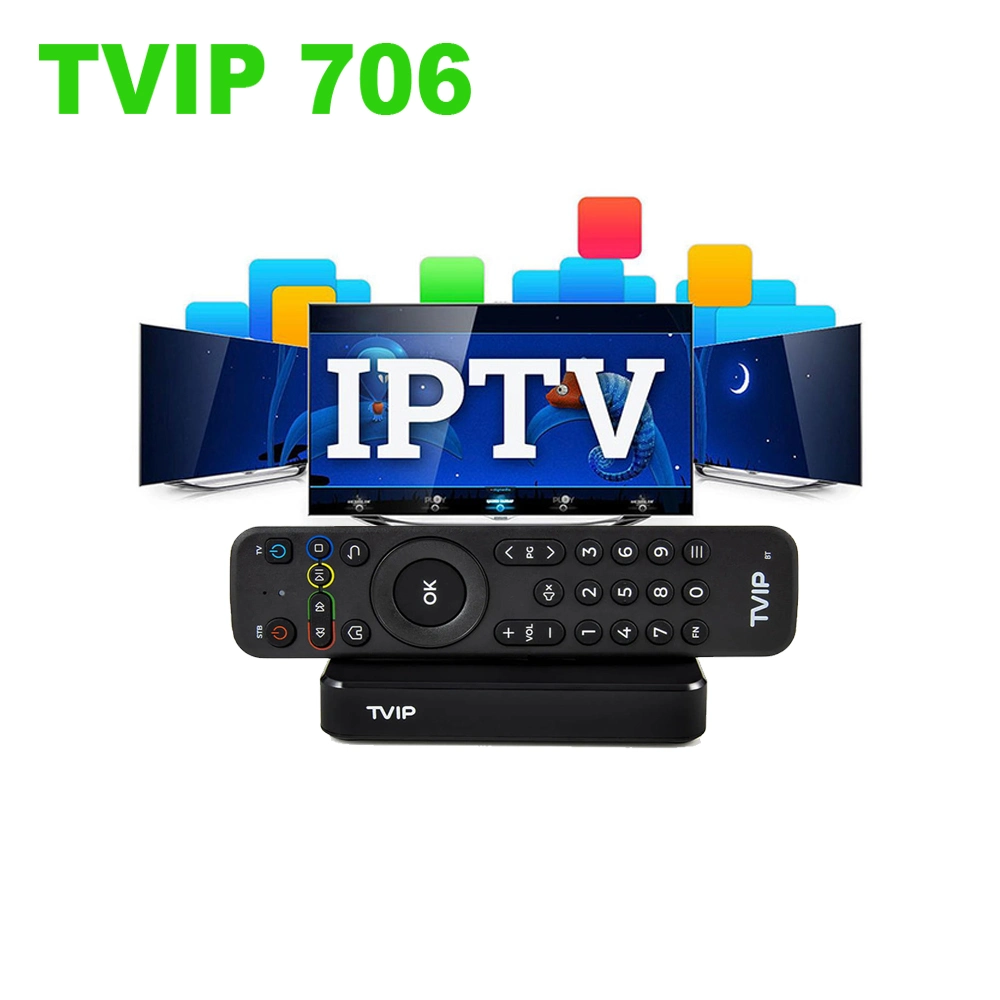 Tvip 706 2g 8g 4K with Dual WiFi S-Box IP-TV 4K Hevc HD Tvip705 Android 11 Multimedia IPTV Streamer TV Box Sweden Italy Arabic