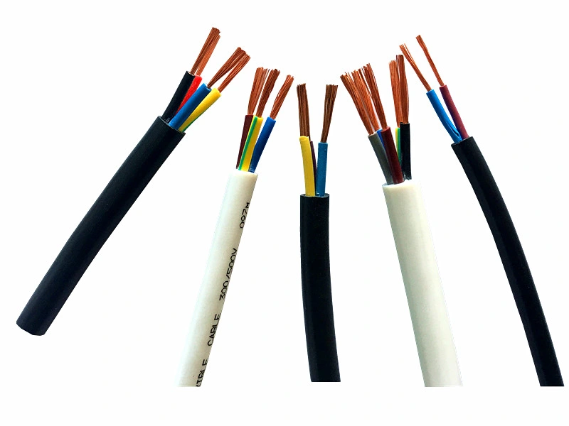 Aislamiento de PVC flexible de varios núcleos de cobre, cable eléctrico Cable eléctrico