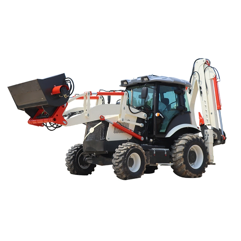 Mini Front End Loader Small Shovel Loader Compact Backhoe Wheel Loader 2.5ton with 4000 Rated Load&2.0cbm &118kw Engine for Sale