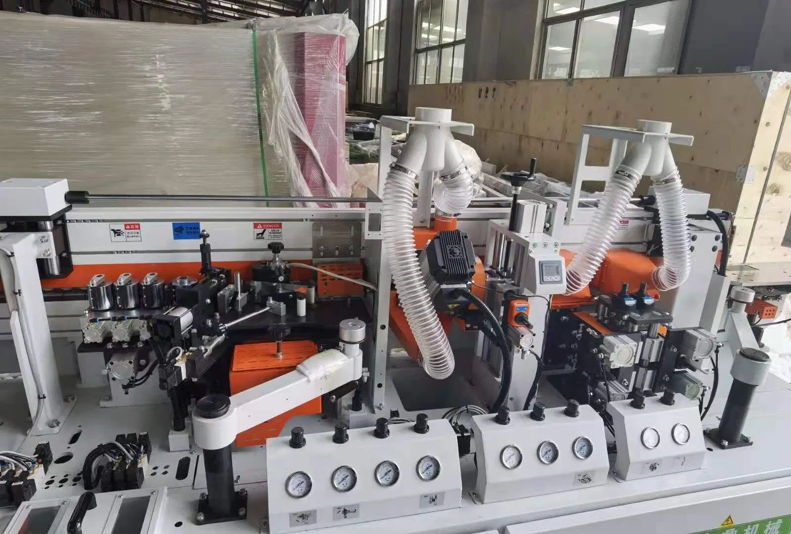 45 Degree Auto PVC Edge Banding Machine Straight Line for Sale