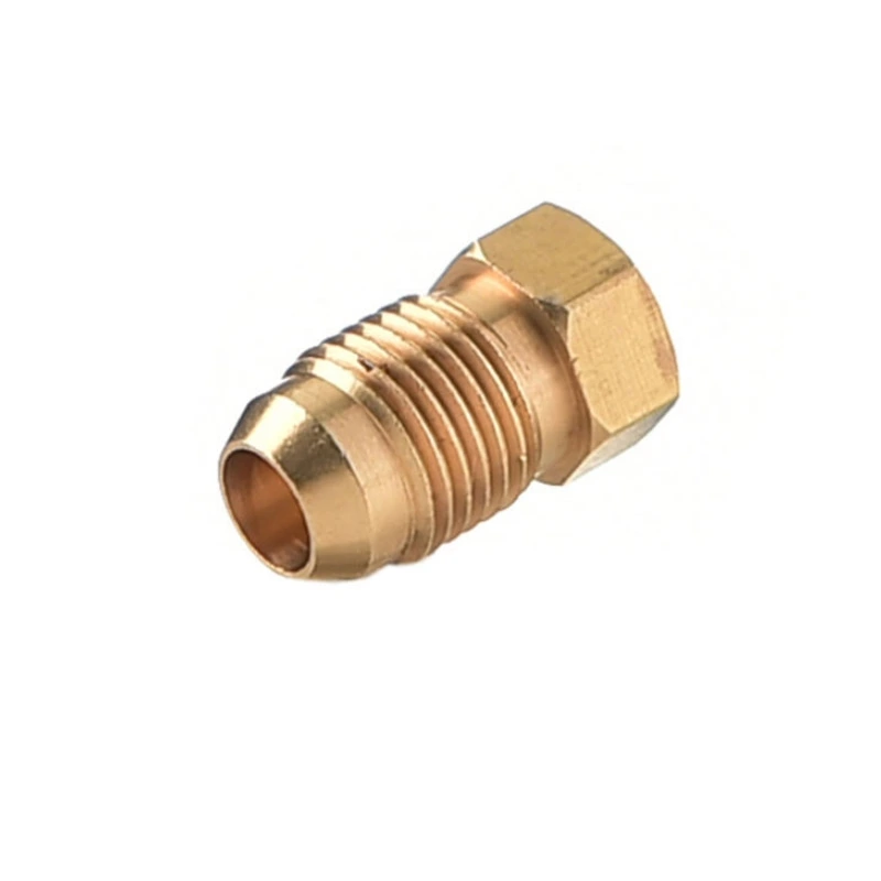 4mm Brass Olive Compression Nuts Fitting for Pilot Burner Gas Inlet Tubing Parts M10X1