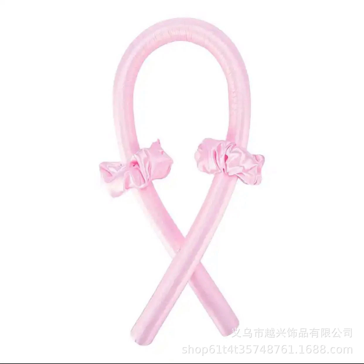 Heatless Curling Rod Headband No Heat Silk Ribbon Hair Curls with Hair Claw Clip Lazy Natural Soft Wave DIY Hair Styling Tool for Sleep in Overnight