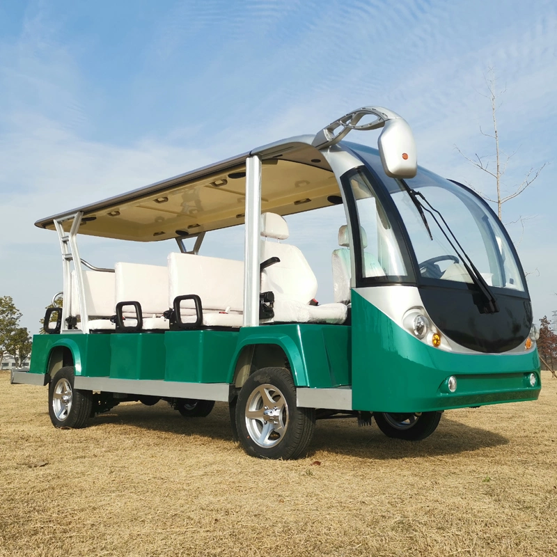 Small Solar Electric 14 Passenger Touring Sightseeing Bus & Car Price