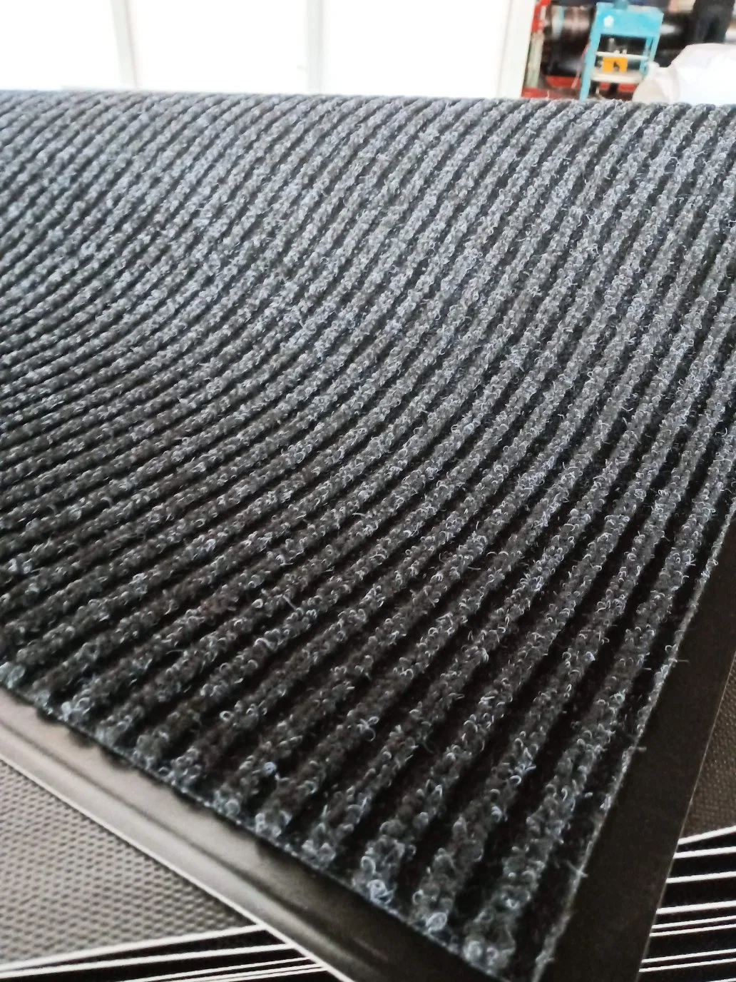 Yijia Hot Sale Double Ribbed Indoor Outdoor Mat with PVC Backing