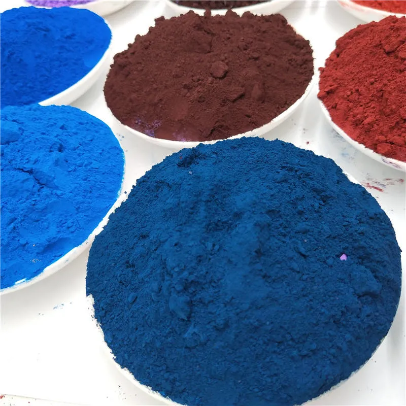 Oxyde de fer rouge/noir/jaune/vert/marron/bleu pour peinture n° cas 1332-72-2