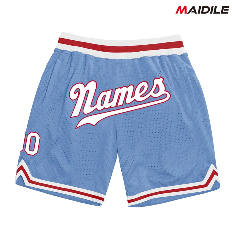 Custom Logo Vintage Classic Mesh Men's Basketball Throwback Shorts