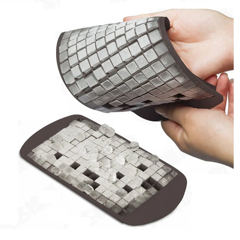 Mini Ice Cube bandejas 2 Ice Tray conjunto 160 pequeno Cubo moldes em silicone Mini cubos sem BPA vai arrefecer a sua bebida Mais rápido