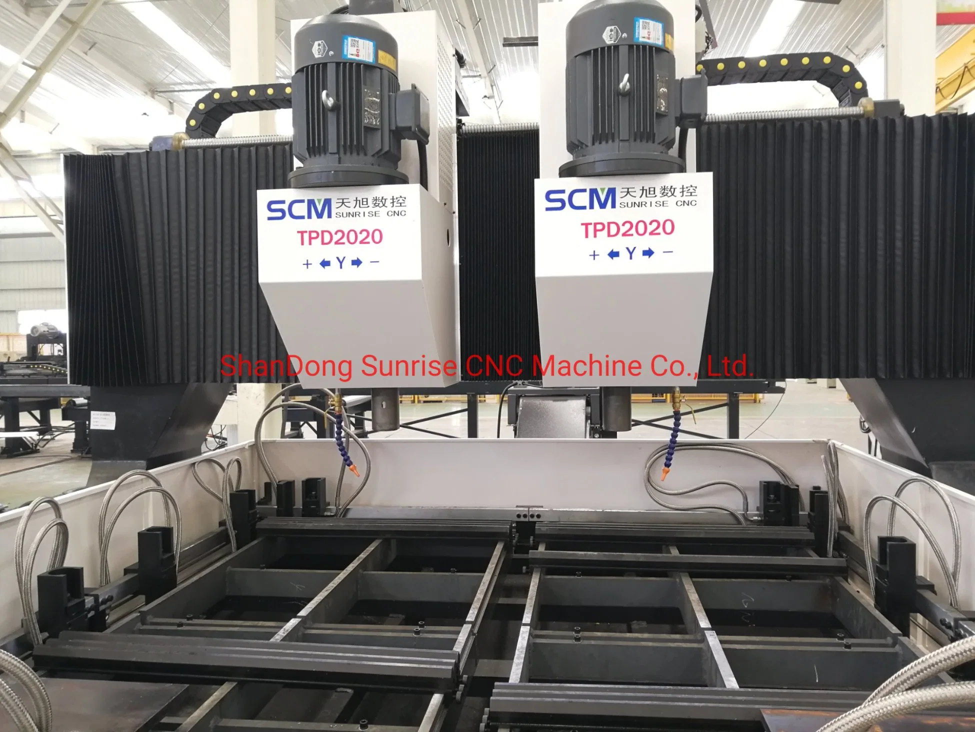 Double-Spindle CNC Drilling Machine for Steel Plate (Hydraulic Feeding)