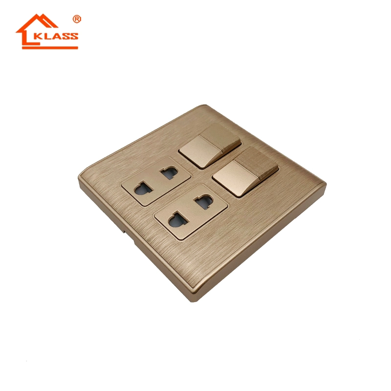 Fashion Design Kitchen Switch Socket with Indicator for Bangladesh for Indoor Use