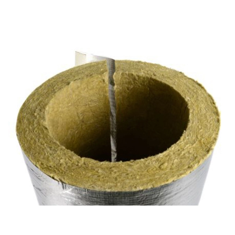 Rock Wool Pipe Thermal Insulation for Solar Water Heater Pipes