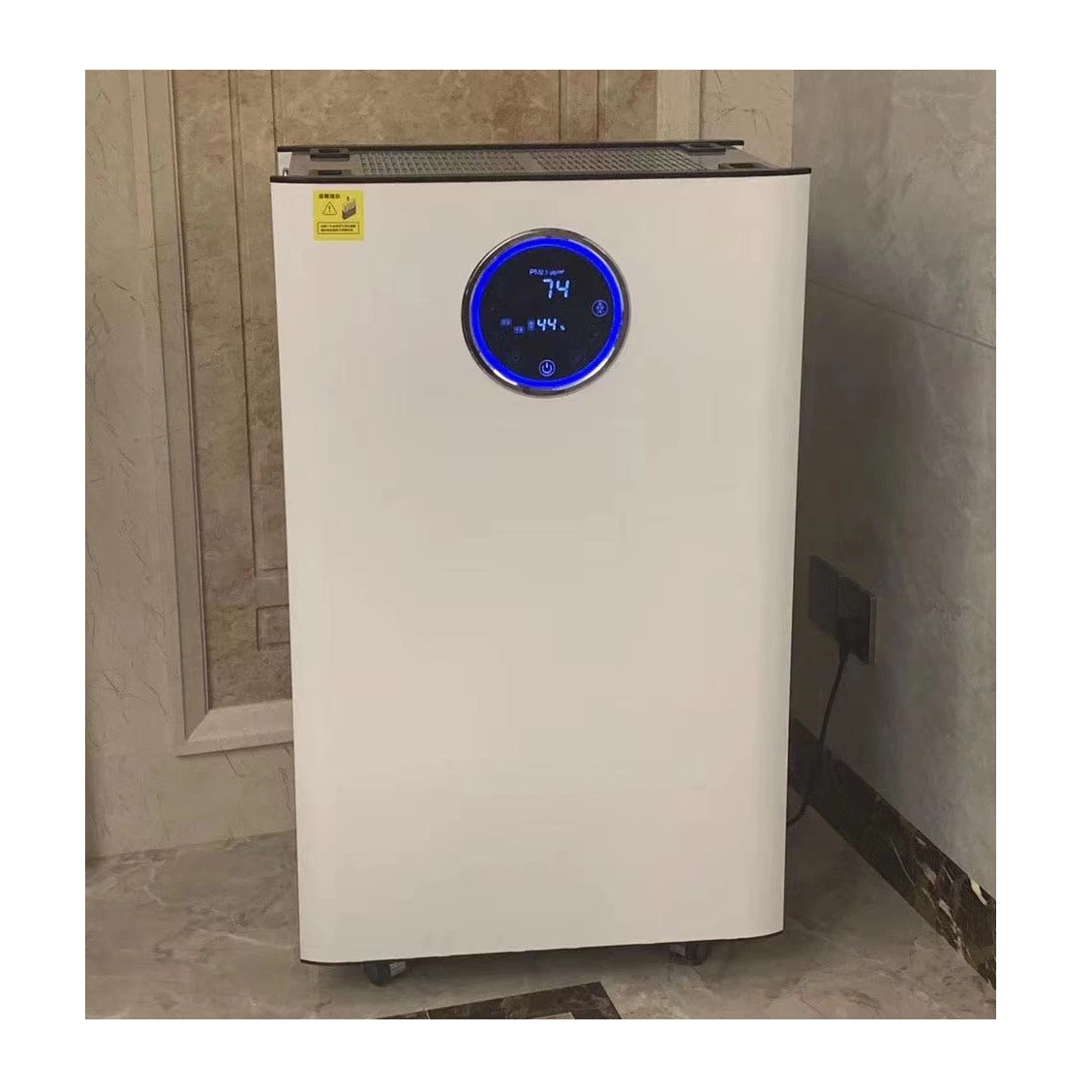 Venta caliente Purificador Source Factory H13 filtro HEPA lámpara UV-C Esterilización habitación grande móvil WiFi purificador de aire