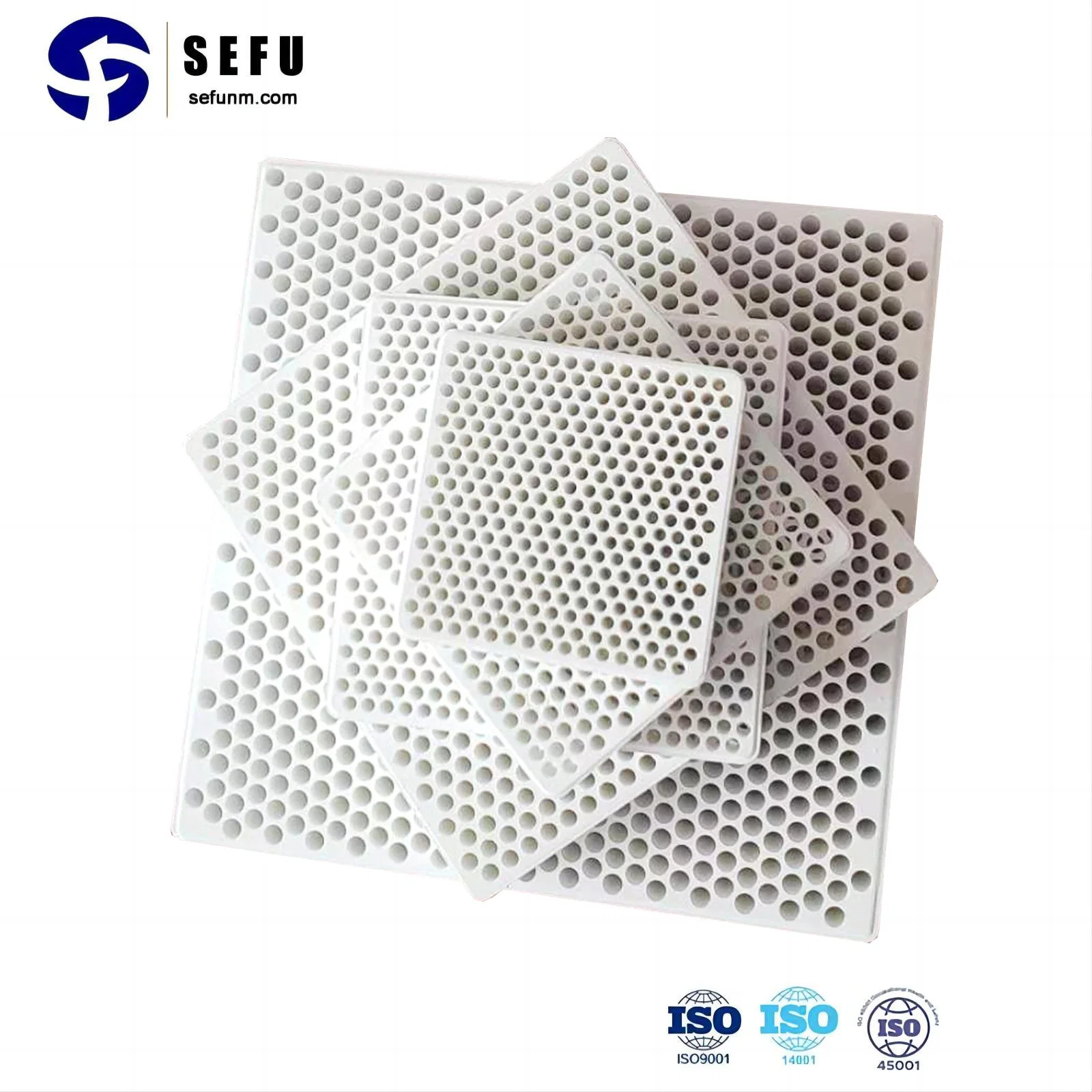 Molten Iron Cordierite Refractory Filtration Plate Honeycomb Ceramic Filters for Metal Foundry