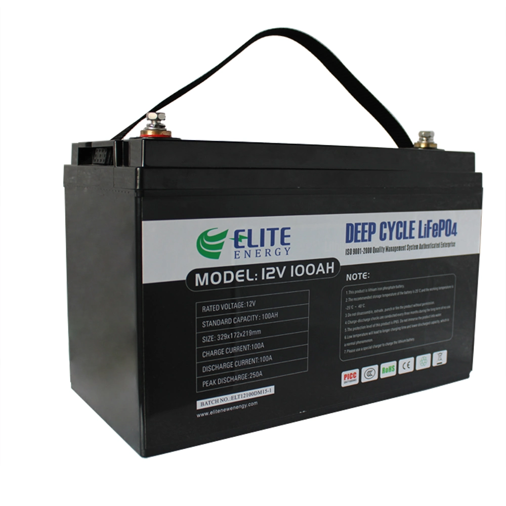 EU US Stock Customized Li Ion Battery Pack 12V 12,8V 100Ah LiFePO4 wiederaufladbare Solar-Lithium-Batterien für RV/EV/Yacht/Caravan/Marine/ESS