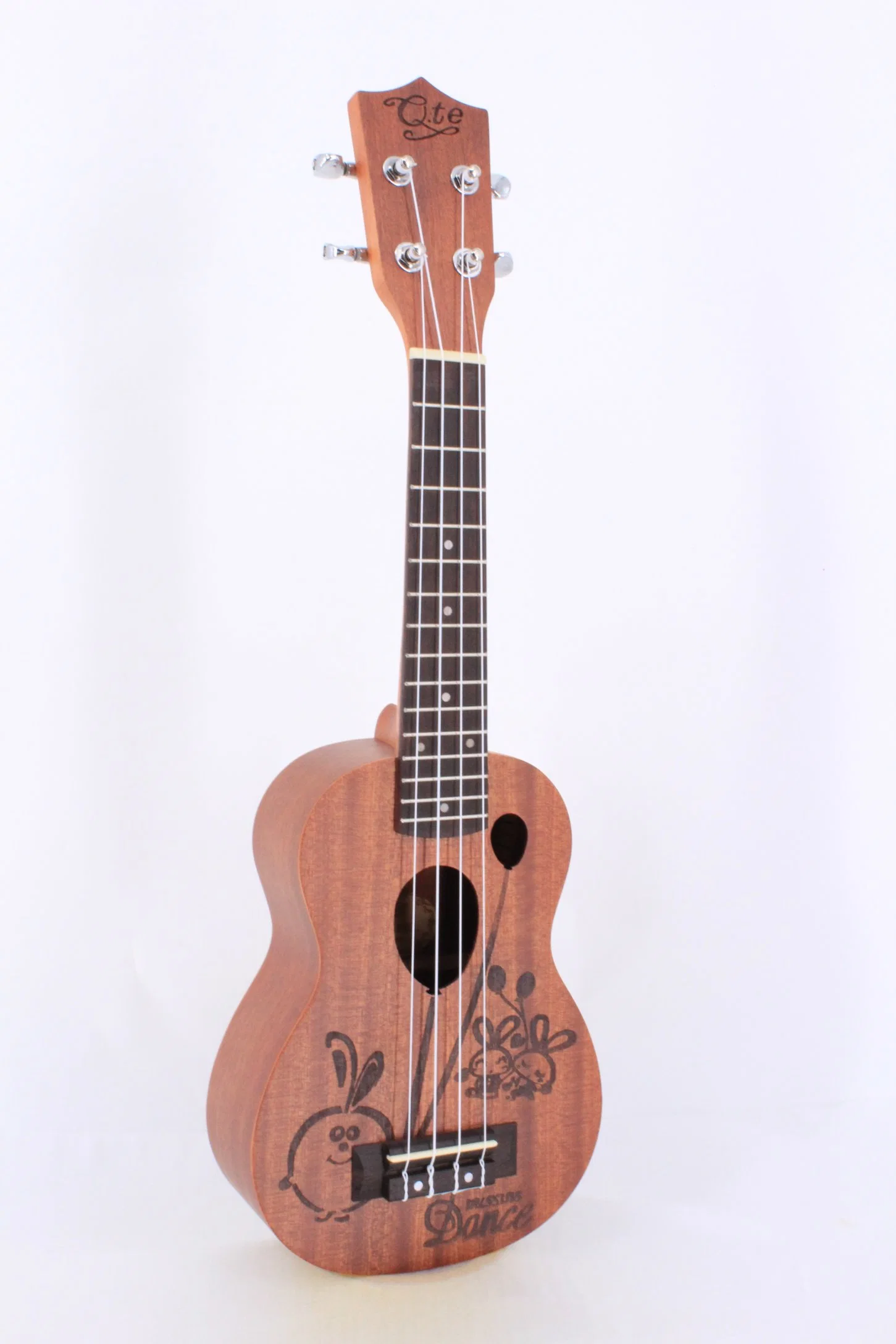 Wholesale/Supplier China Custom Logo Wooden Small Guitar Ukelele 21 Inch Concert Soprano Ukulele