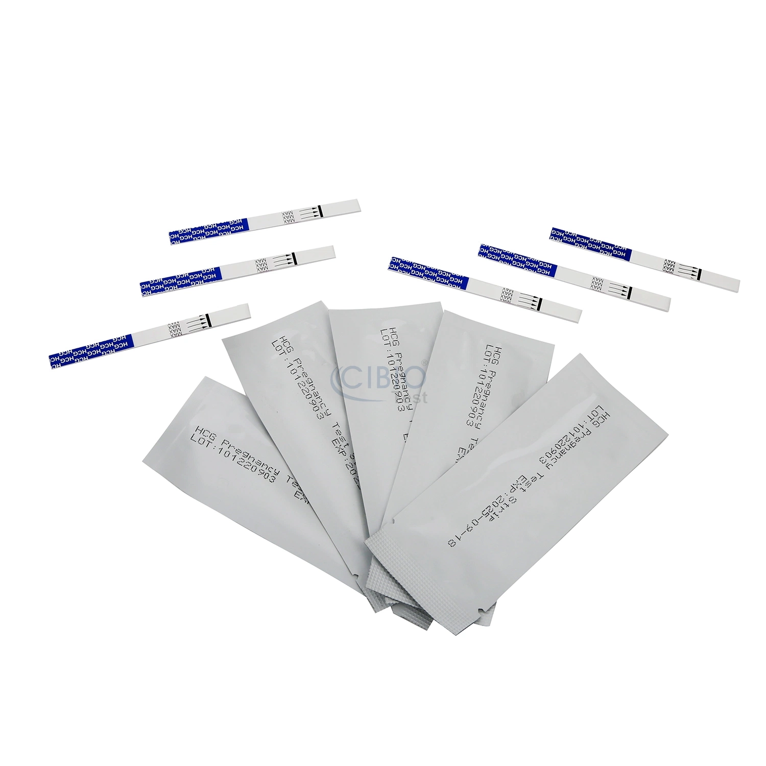 CE marcou outros dispositivos médicos domésticos Urine HCG Pregnancy Test Kits Strip