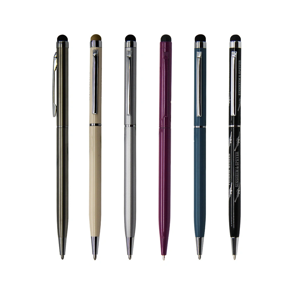 Impression personnalisée logo promotion cadeau École Métal Ballpoint Pen Metal Stylo à bille