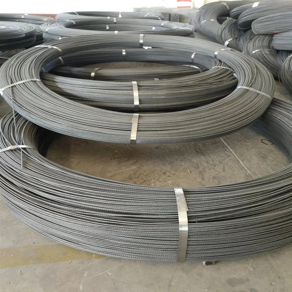 A36 275 1022 77b Swrh 82b 6mm 8mm 10mm Spiral Ribbed Prestressed Concrete Wire