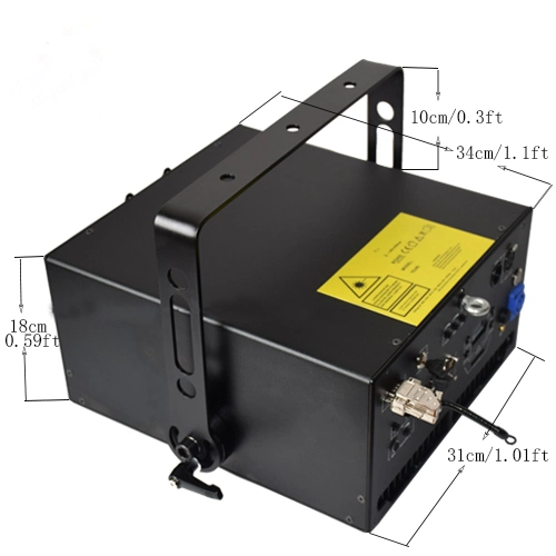Luz laser de animação DMX a cores para festas