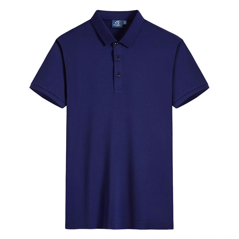 Polo de malha Promocional de golfe com logótipo personalizado de tamanho Plus Para os homens