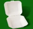 Disposable Biodegradable Bagasse Paper Pulp 450ml Food Container