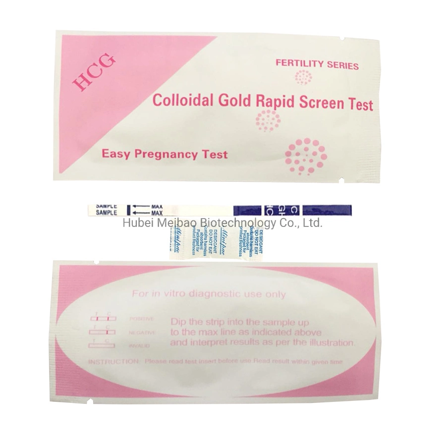 Disposable Medical Supplies High Accuracy One Step Poct CE Urine Rapid Test Kit HCG Pregnancy