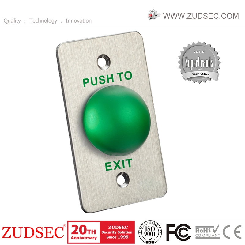 Mushroom Bottom Design Stainless Steel Electric Door Push Button Switch