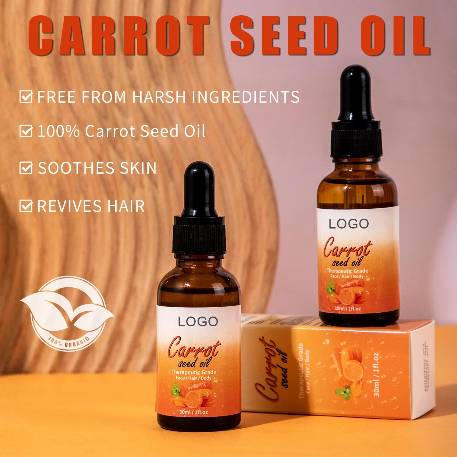 Beauty Cosmetics Skin Care Carrot Seed Oil Soothes Skin Revives Hair