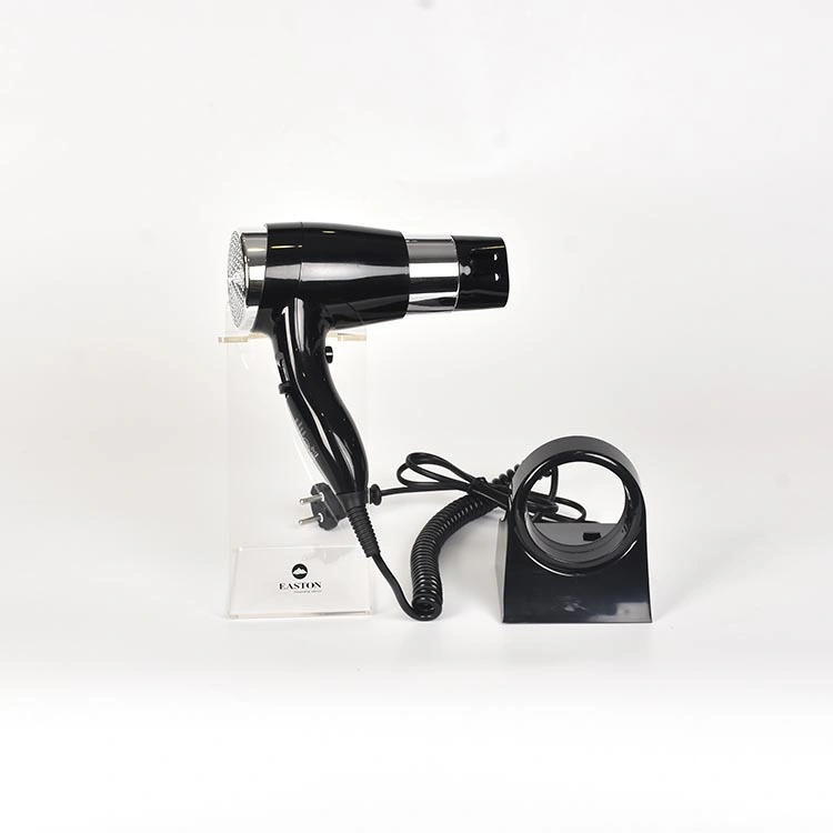 New Design Popular Plastic Electric Hotel Black Hair Dryer