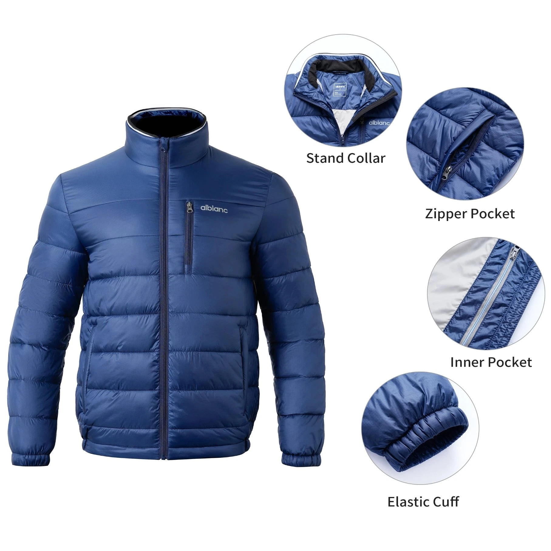 Ropa casual de alta calidad personalizado Outwear acolchado Windproof Invierno Encapuchados Parka abrigos chaqueta