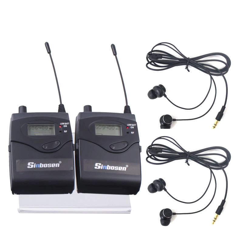 8 Bodypacks in Ears System Monitoring Sound Wireless Mic System M-2050 in Ear Monitors Headphone